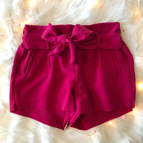 Pink tie shorts🌸💞 - Picture 2 of 2